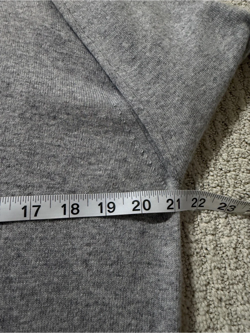 Maglificio Bartolini Men's  Gray Merino Wool Cashmere Blend Sweater Italy Sz L